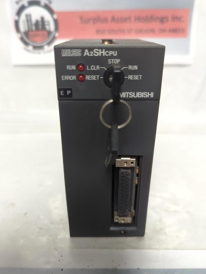 Used MITSUBISHI,A2SHCPU,CPU UNIT MODULE PRE-OWNED