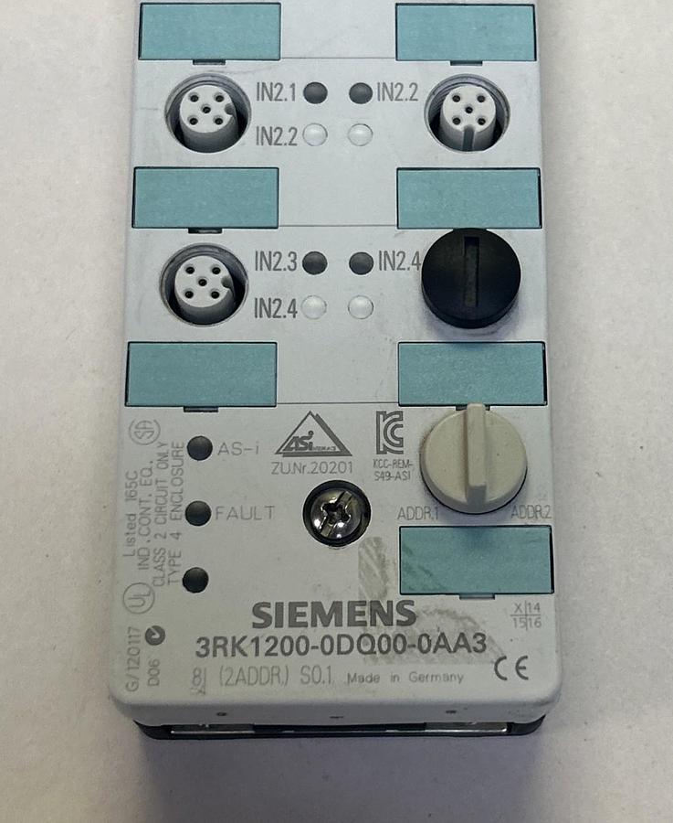 Used SIEMENS,3RK1200-0DQ00-0AA3,AS-I COMPACT MODULE