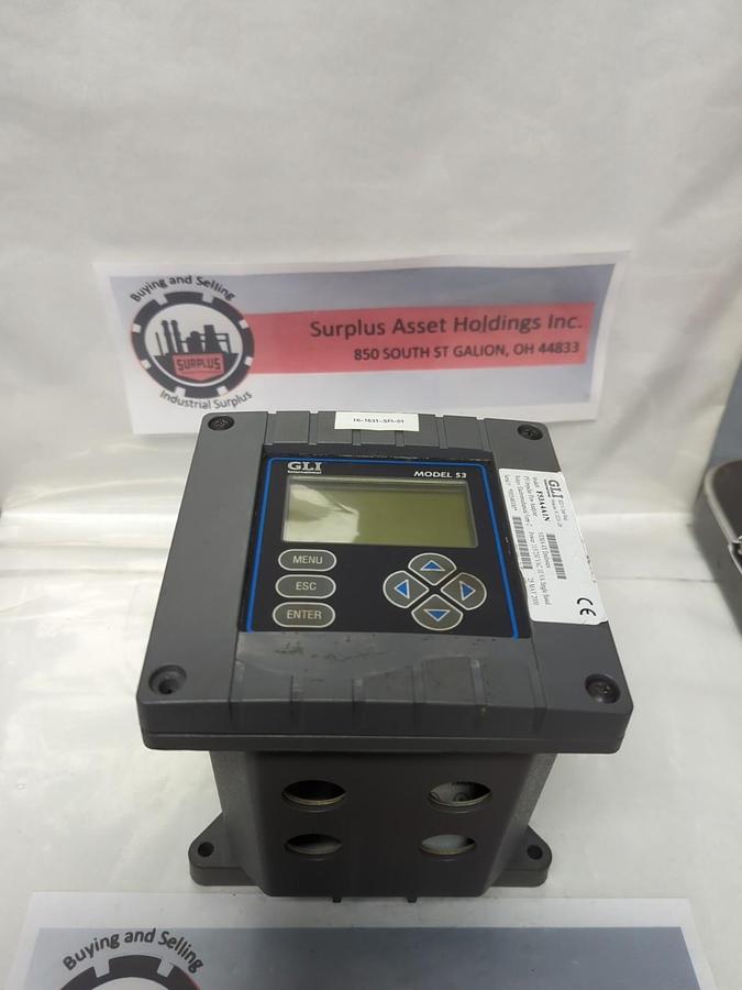 Used GLI,MODEL 53,ULTRASONIC FLOW ANALYZER/ENCLOSURE PRE-OWNED