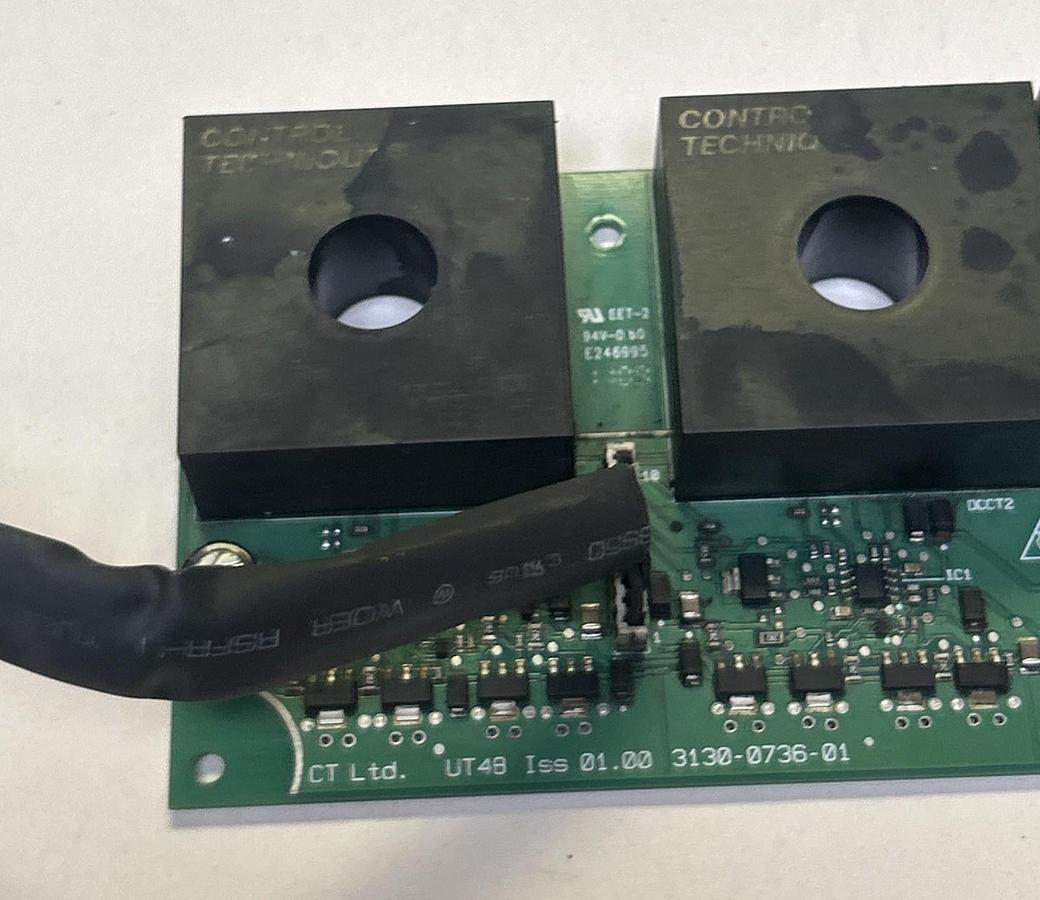 Used CONTROL TECHNIQUES,3130-0736-01,UT48 CIRCUIT BOARD