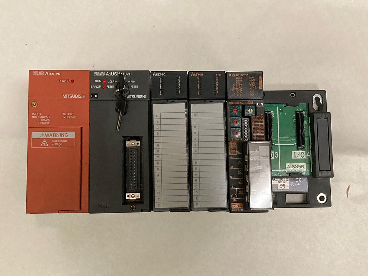 Used Mitsubishi,A1S61PN/A2USHCPU-S1/A1SX40/A1SY40/A1SJ61BT11,board