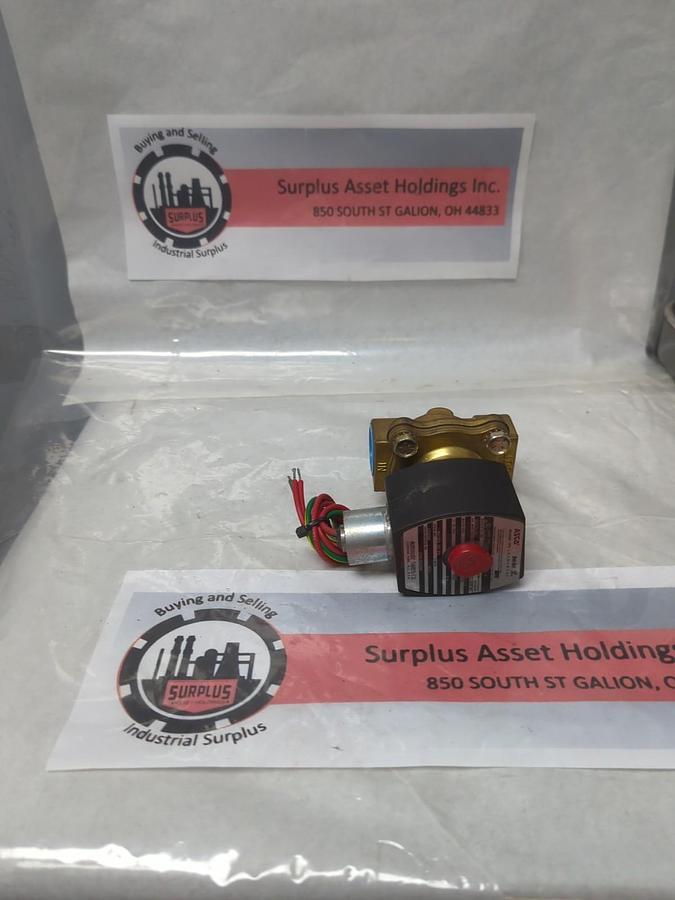 ASCO,EF8210G95NV,SOLENOID VALVE 3/4 INCH PIPE 10.1 WATTS NOS