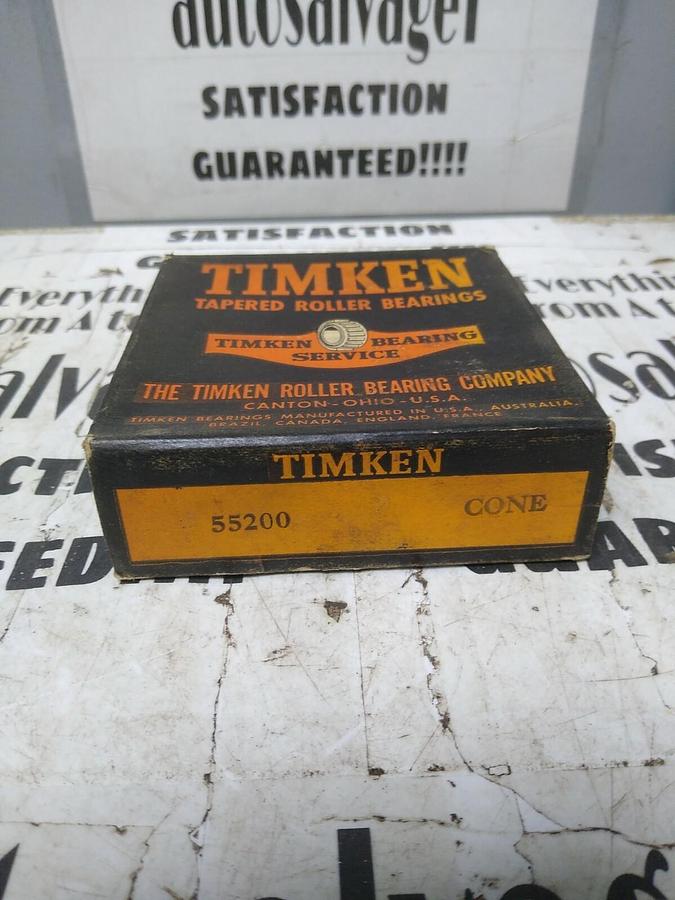 TIMKEN,55200,ROLLER BEARING CONE NOS