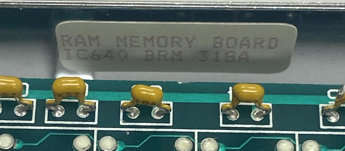 Tecmar,IC640BRM3184,Memory Card NOS