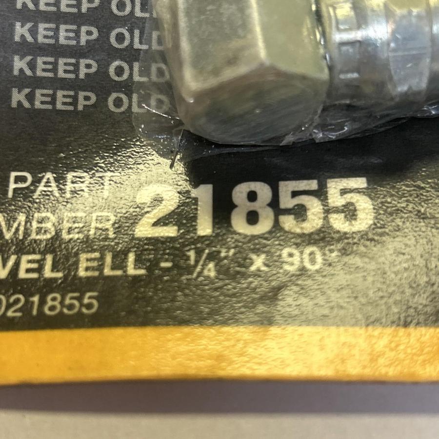 MEYER,21855,SWIVEL ELBOW 1/4INCH X 90 DEGREE LOT OF 3 NOS