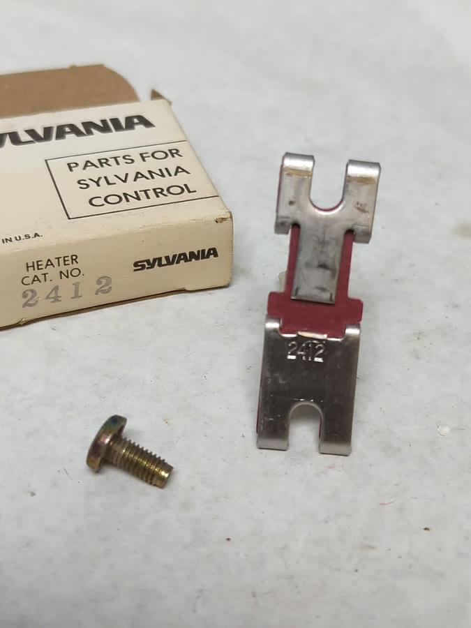 SYLVANIA-JOSLYN CLARK,2412,OVERLOAD RELAY HEATER NOS
