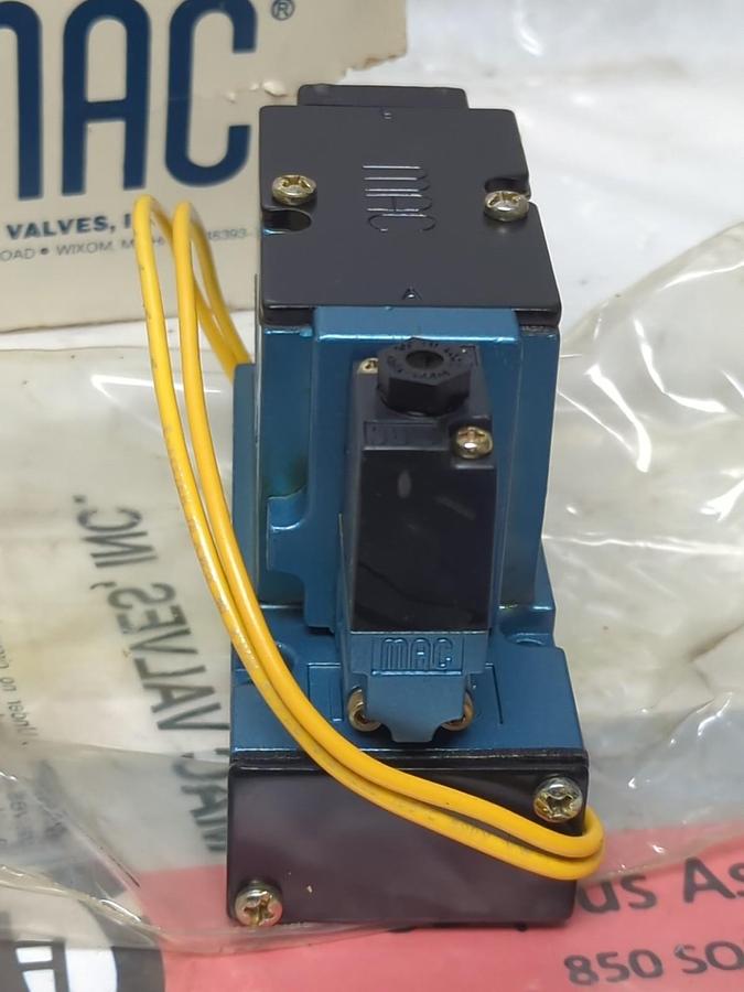 MAC,82A-AA-BAA-TM-0AAP-20A,SOLENOID VALVE 120/110V 60/50HZ 5.4W 25-150PSI NOS