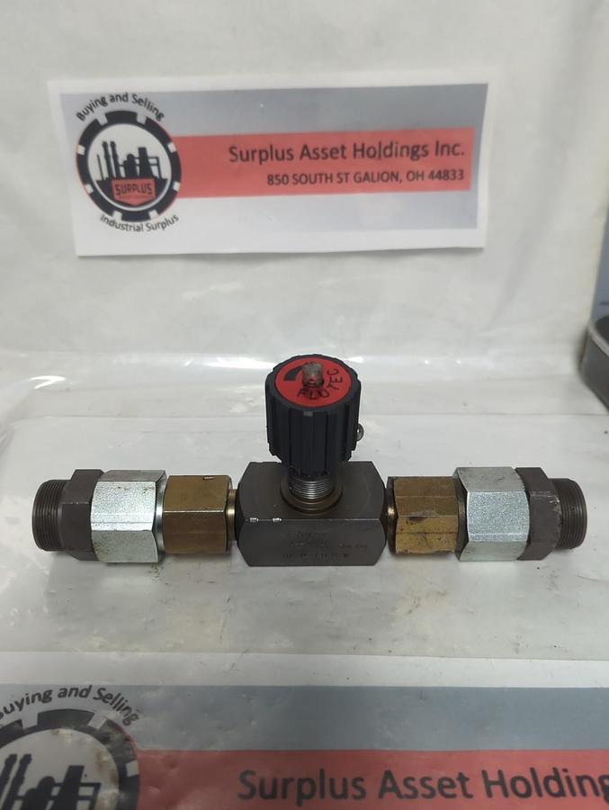Used FLUTEC,DV-12-1.1/12V,FLOW CONTROL VALVE ASSEMBLY 350 BAR PRE-OWNED