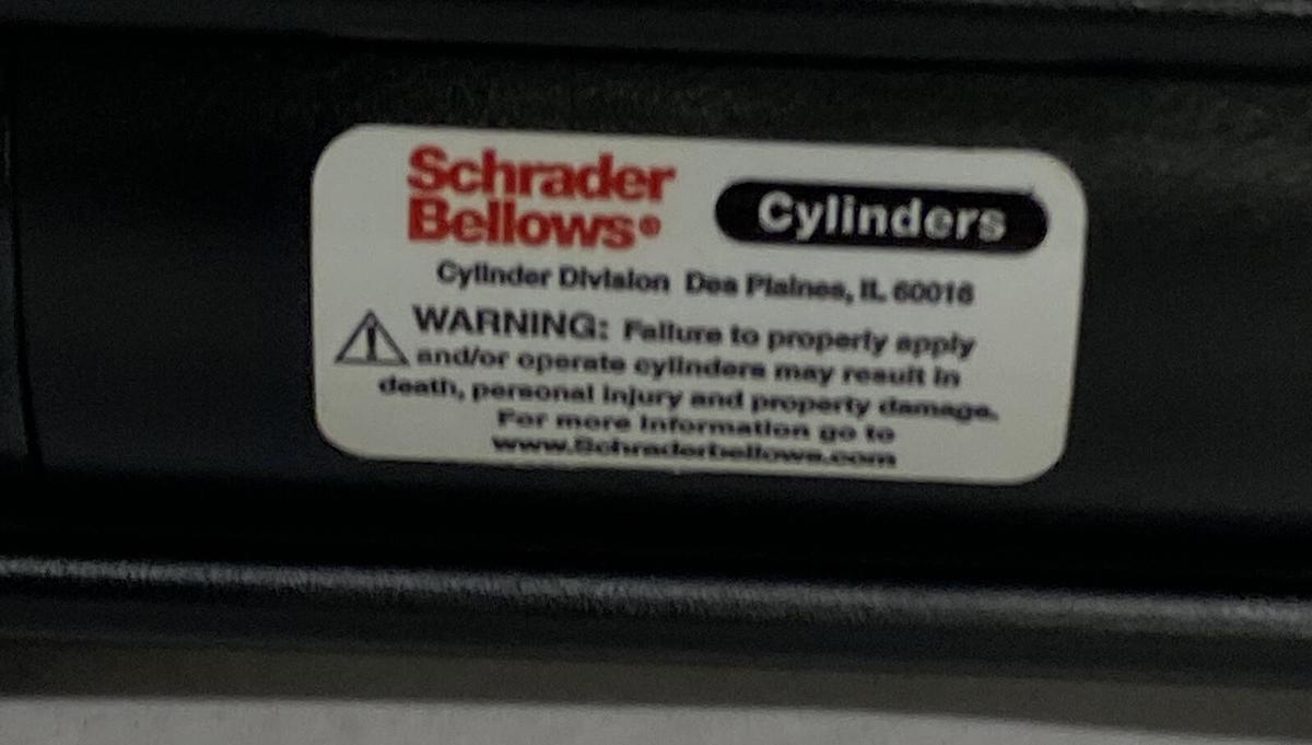 SCHRADER BELLOWS,PAA108841 2000, CYLINDER CYLINDER 250PSI NOS