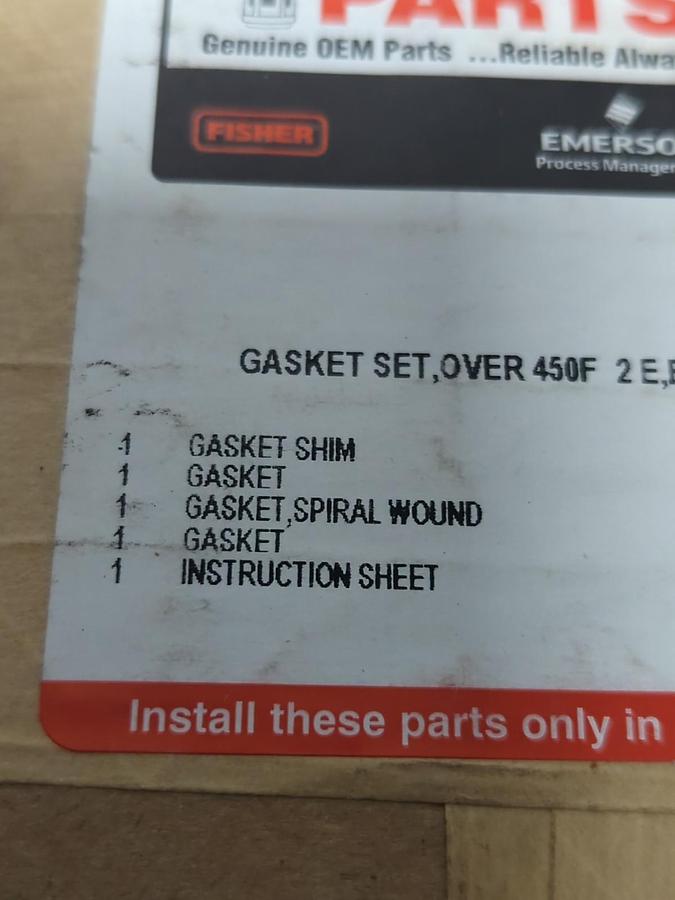 FISHER PARTS,RGASKETX182,OEM PARTS KIT NOS