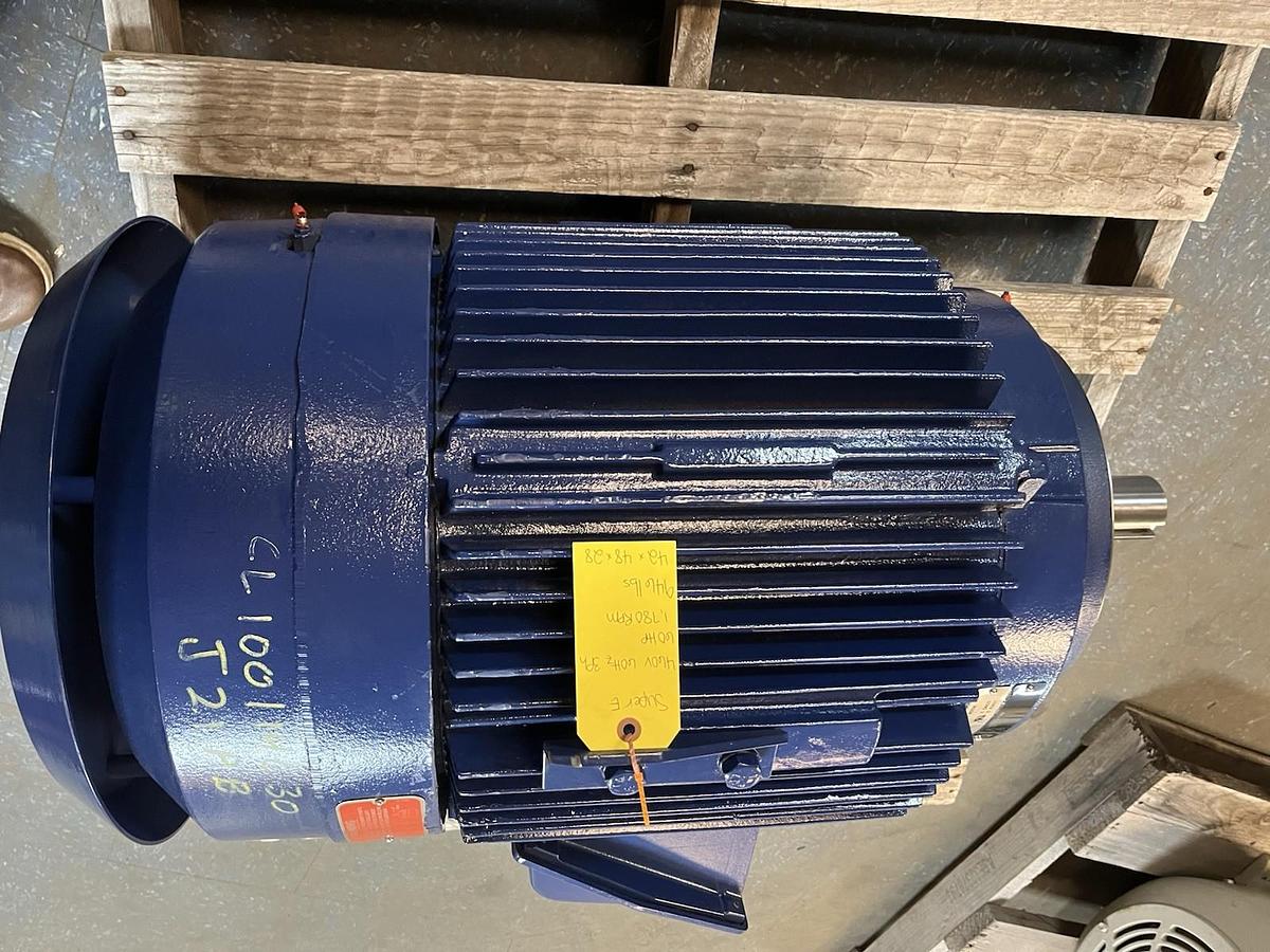 Used BALDOR,60HP,SEVERE DUTY XEX MOTOR 1780RPM 3PH 364TC