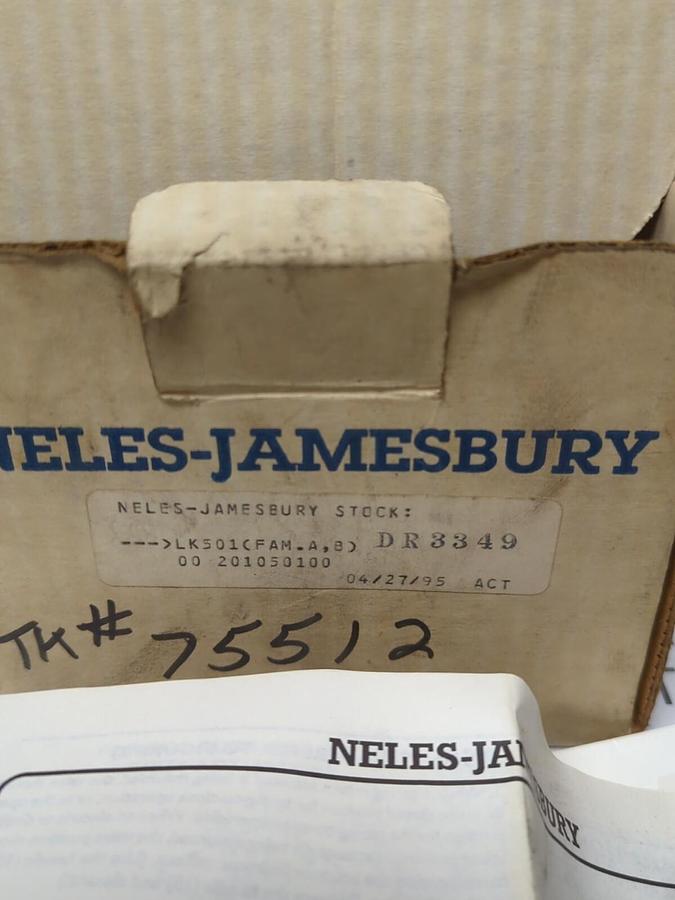 NELES-JAMESBURY,LK501,FAM.AB DR3349 ACTUATOR MOUNT LINKAGE KIT NOS