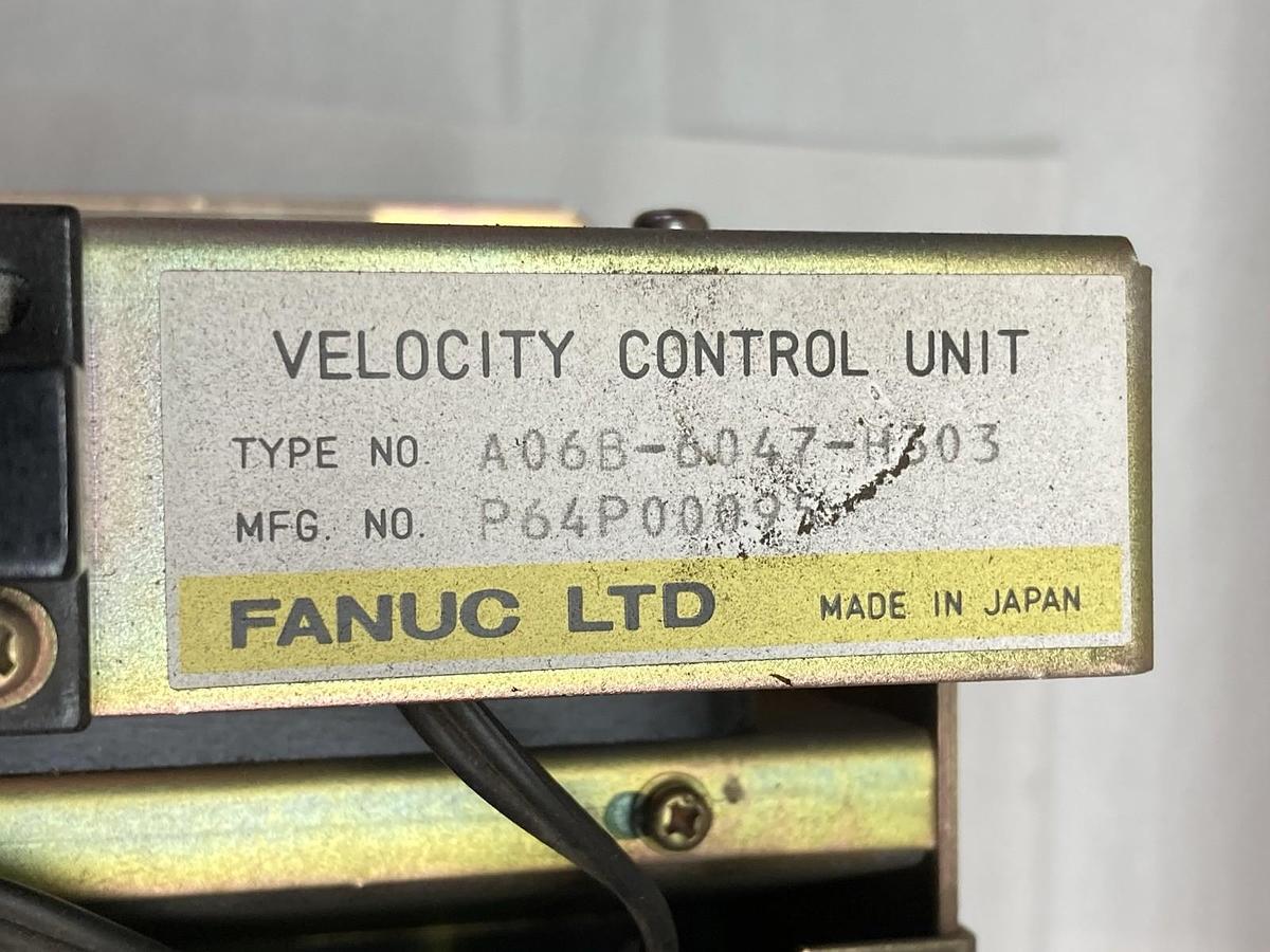 Used Fanuc,A06B-6047-H303,Velocity Control Unit