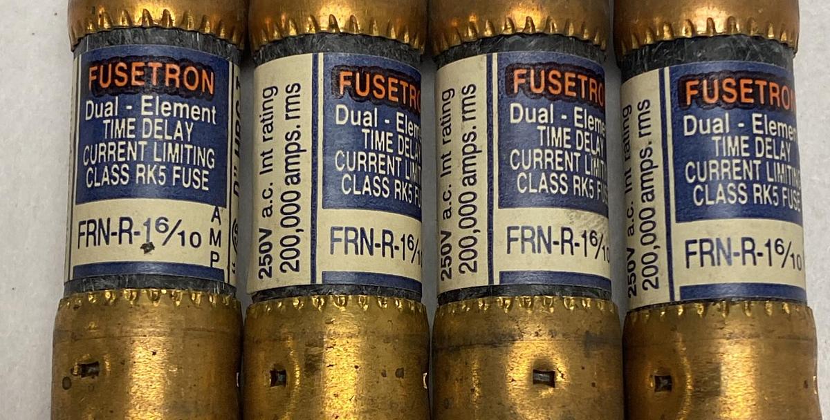 Cooper Bussmann,FRN-R-1-6/10,Fuse Lot Of 4 NOS