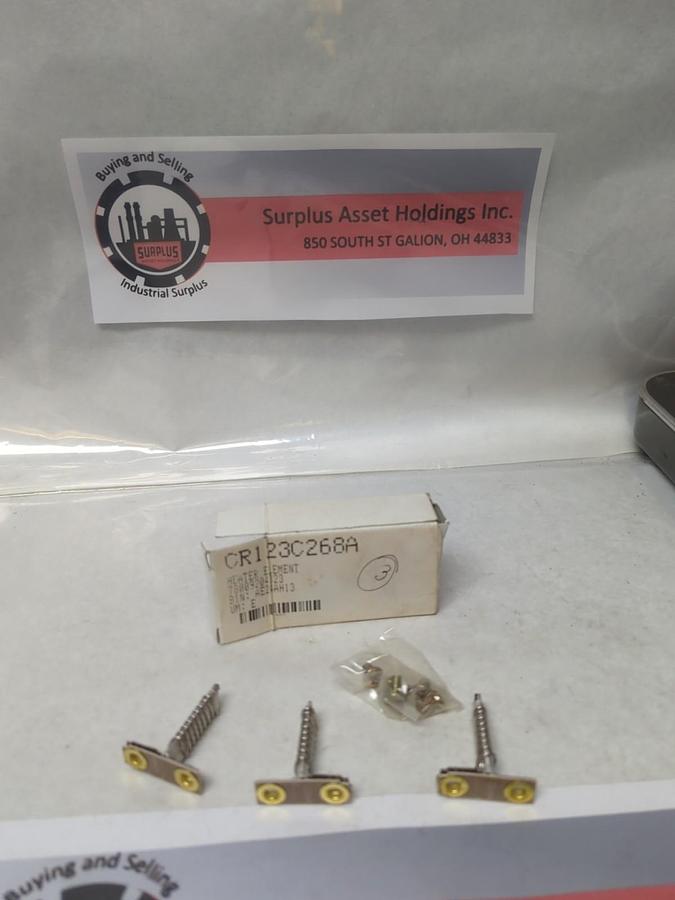 GENERAL ELECTRIC,CR123C268A,OVERLOAD HEATER ELEMENT LOT OF 3 NOS
