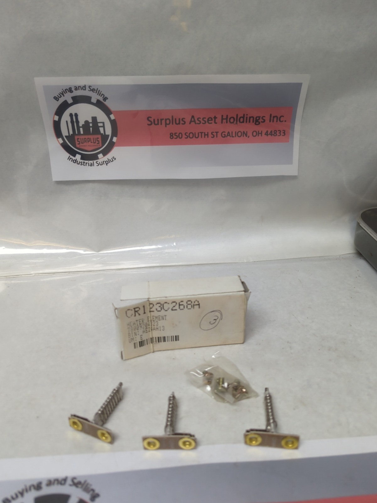 GENERAL ELECTRIC,CR123C268A,OVERLOAD HEATER ELEMENT LOT OF 3 NOS
