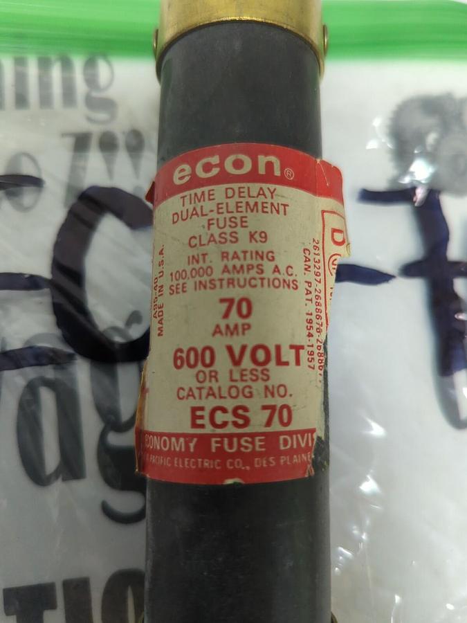 ECON-LIMITER,ECS-70,FUSE 70 AMP NOS