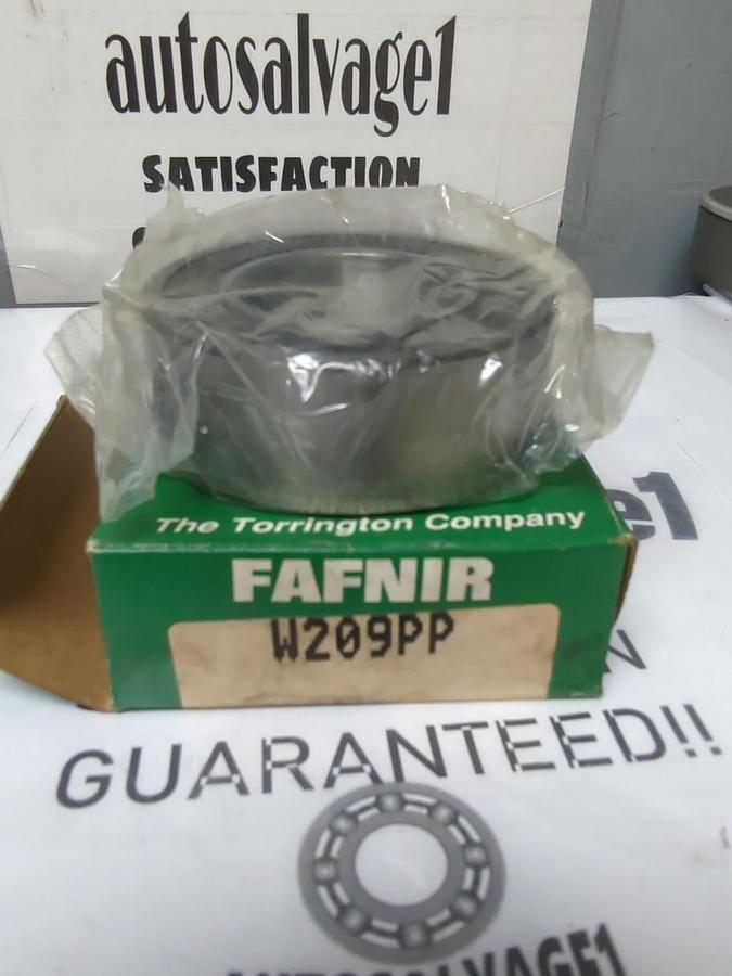 FAFNIR,W209PP,ROLLER BEARING WITH RUBBER SEALS 45MM BORE NOS