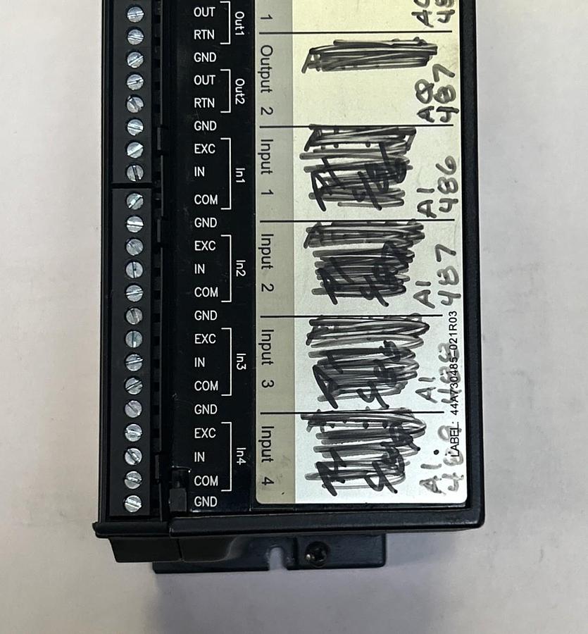 Used GE FANUC,IC660BBA104,GENIUS BLOCK CURRENT SOURCE ANALOG IN / OUT MODULE