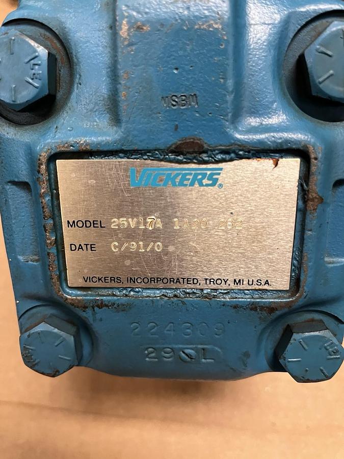 Used VICKERS,25V17A-1A20-282,HYDRAULIC VANE PUMP