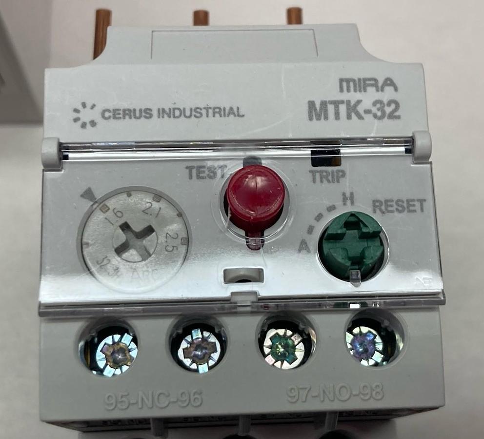 Cerus Industrial,MTK-32/3K 2.5S,Thermal Overload Relay 600Vac 10A