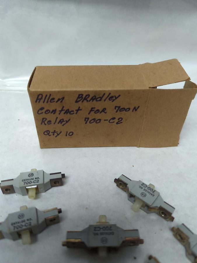 Used ALLEN-BRADLEY,700-C2,CONTACT CARTRIDGE LOT OF 10 PRE-OWNED