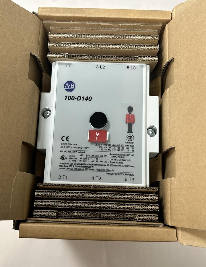 Used ALLEN BRADLEY,100S-D140N22BC,SAFETY CONTACTOR NEW