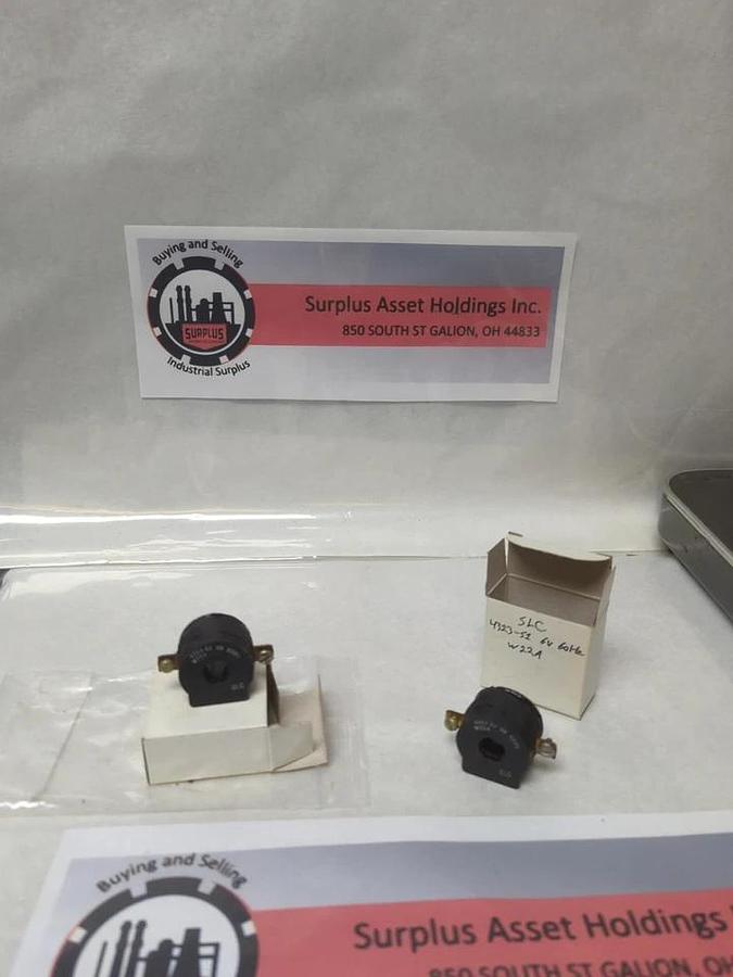 Used SCHNEIDER ELECTRIC,4323-S1,COIL 6V 60HZ LOT OF 2 PRE-OWNED