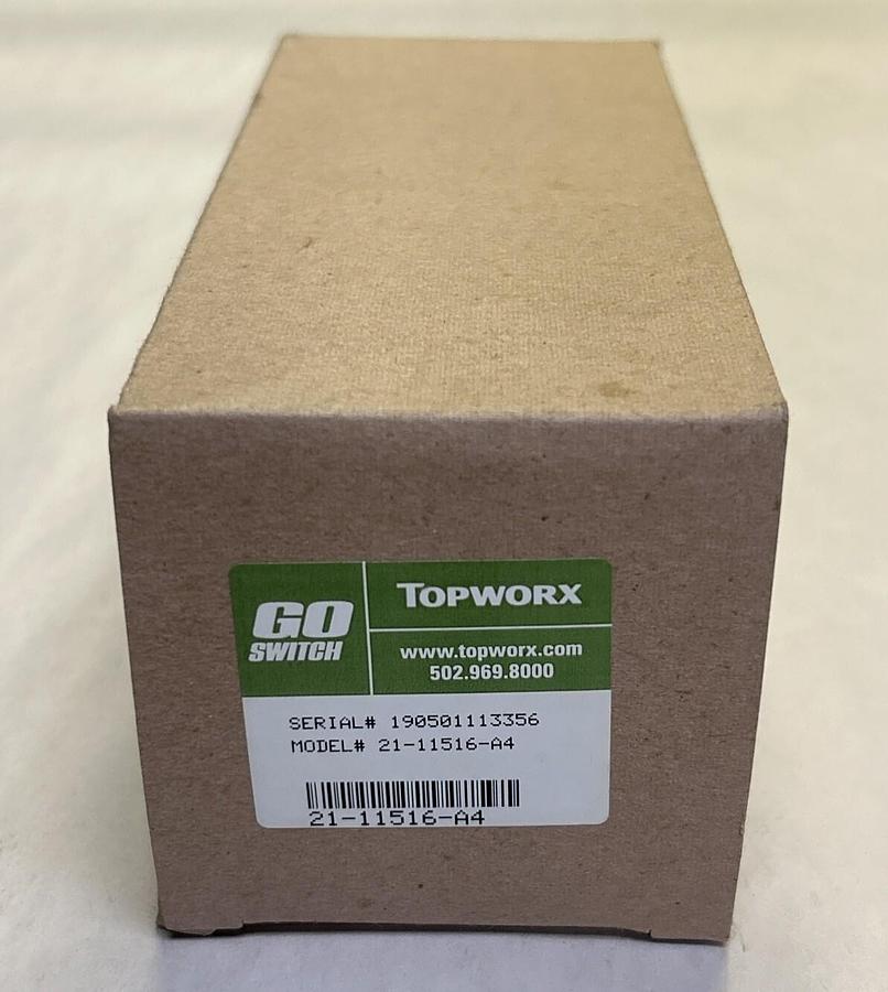 Used TOPWORX GO SWITCH,21-11516-A4,PROXIMITY SENSOR LIMIT SWITCH NEW