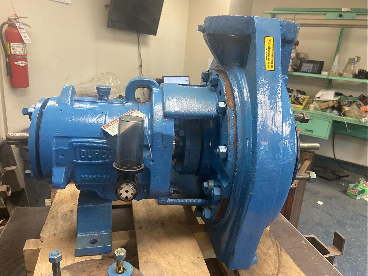 Used Durco,MK3,Pump Inlet 3 INCH Outlet 4 INCH Casing around Impeller 16 INCH