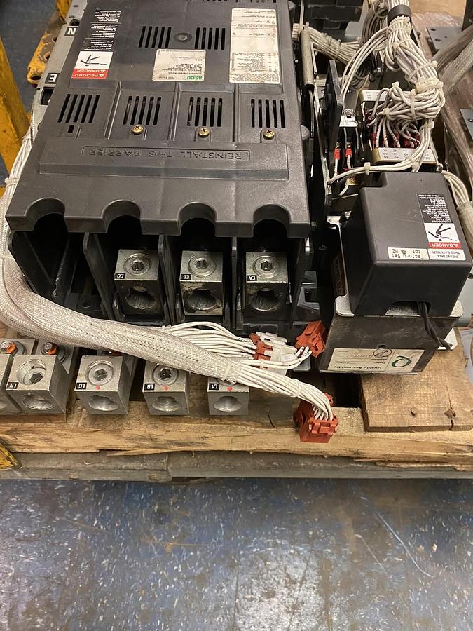 Used ASCO,J07ATSA30400N500,7000 SERIES AUTOMATIC TRANSFER SWITCH 400A 480V
