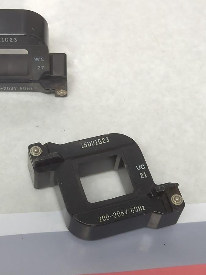 Used GENERAL ELECTRIC,15D21G23,COIL 200-208V 60HZ LOT OF 2 PRE-OWNED