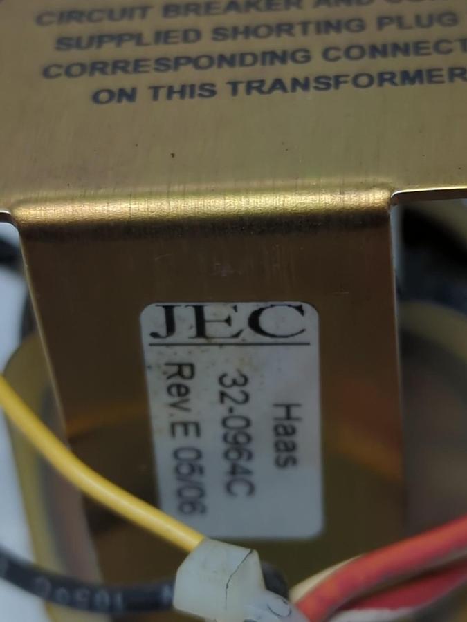 Used HAAS,32-0964C,TRANSFORMER T5 24VAC PRE-OWNED