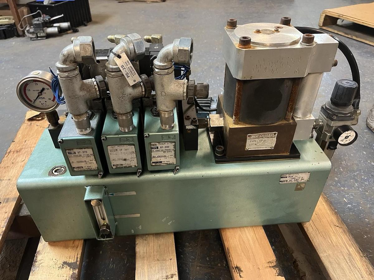 Used SR ENGINEERING,HU3-3SR-100-15-A1,HYDRAULIC PUMP PACK SR100-15-A1