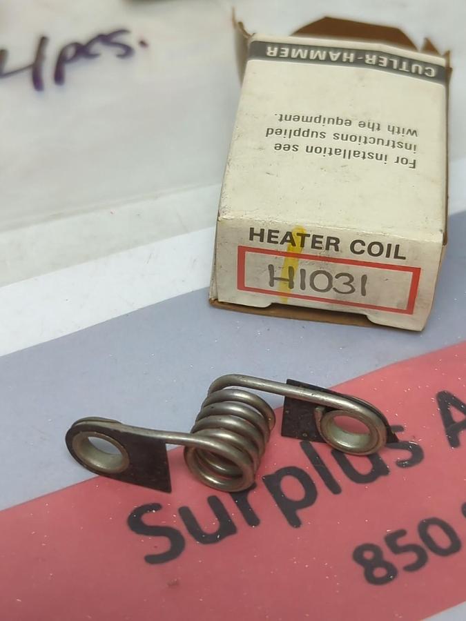 CUTLER-HAMMER,H1031,OVERLOAD HEATER ELEMENT LOT OF 4 NOS
