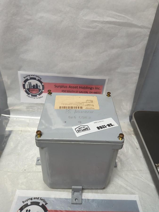 KRALOY,E22530,JUNCTION BOX 6 IN X 6 IN X 6 IN NOS