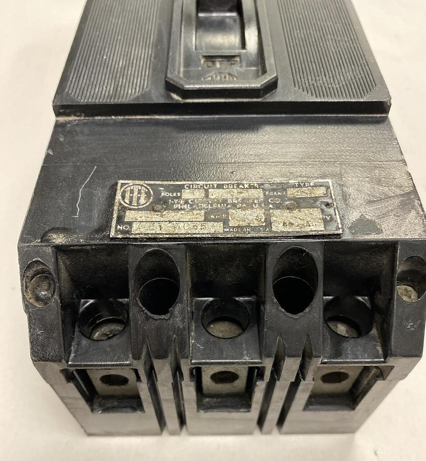 Used ITE,4035,Circuit Breaker 50AMP 600V 3 Pole