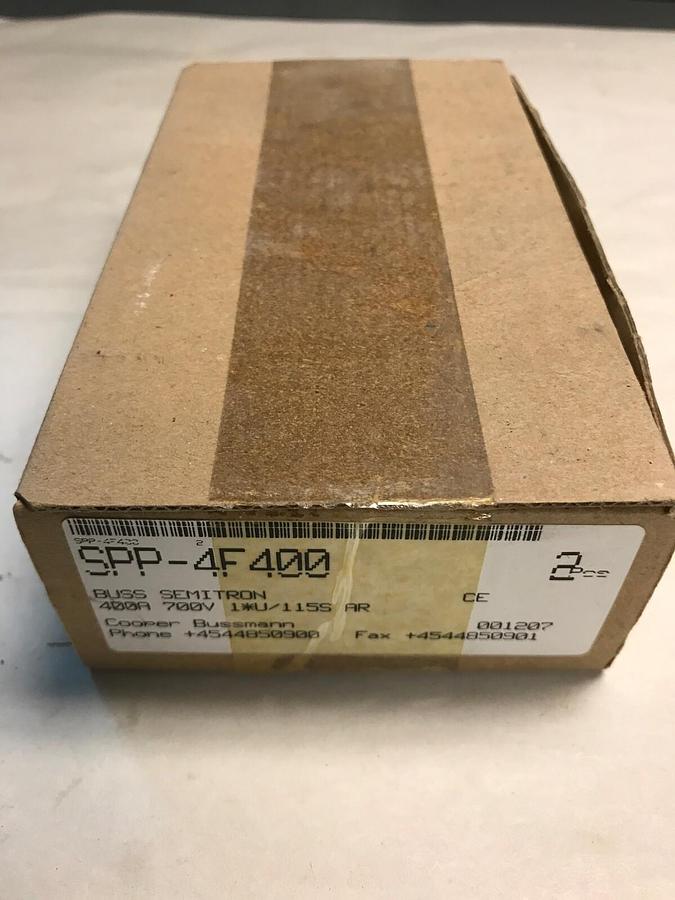 Used Cooper Bussmann,SPP-4F400,Semitron Fuse Box 0f 2 440A 700V