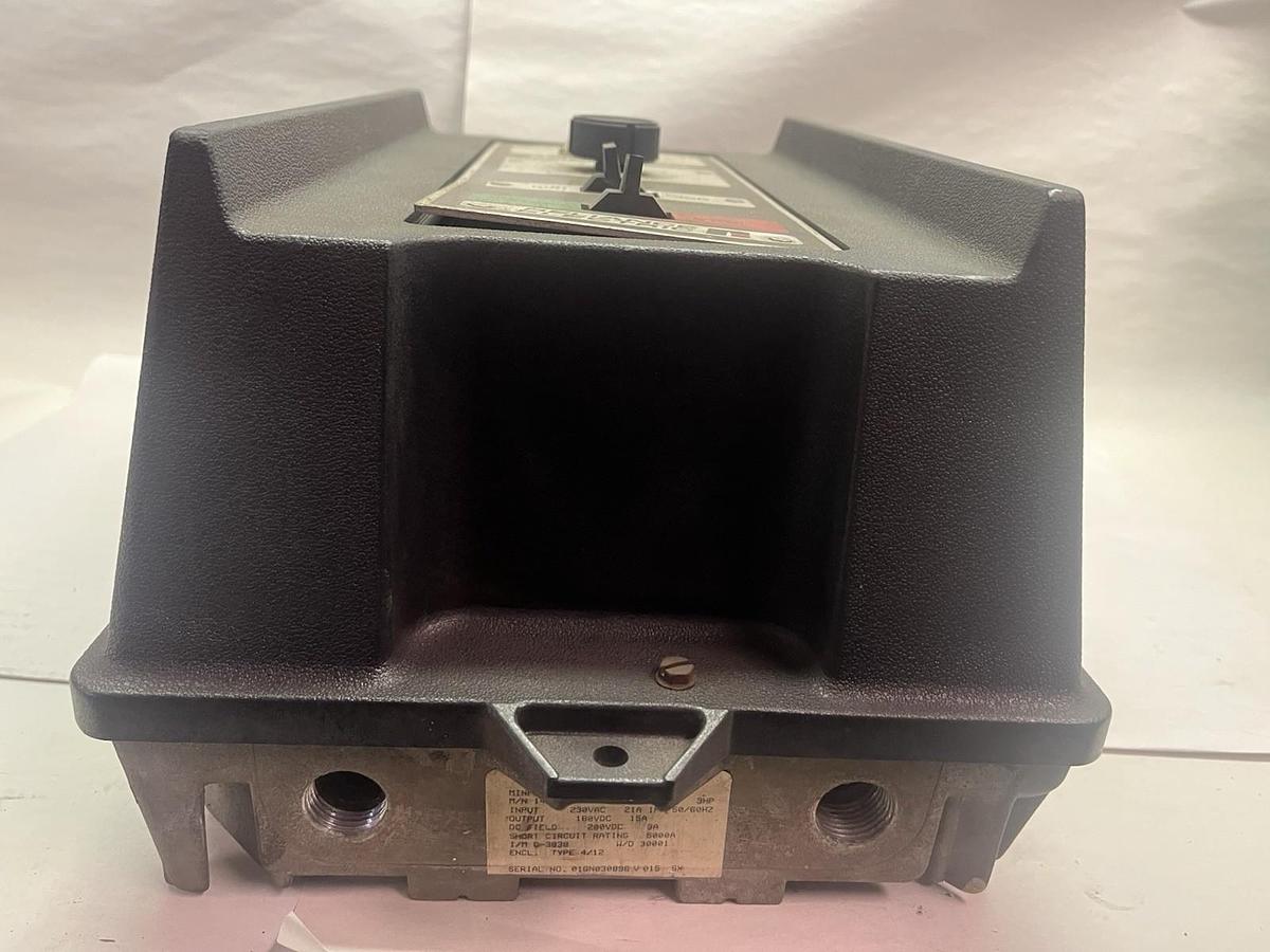 Used RELIANCE,14C12,MINPAK PLUS VARIABLE SPEED DC DRIVE IN 230VAC OUTPUT 100VDC 15A
