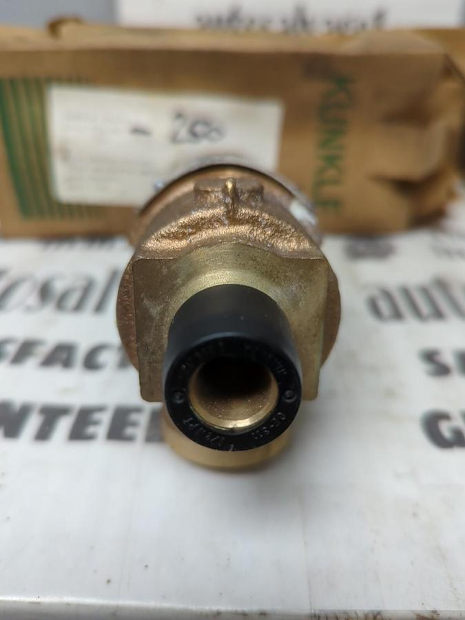KUNKLE,0019-C01-MG,BRASS RELIEF VALVE 15 GPM  1/2 INCH NOS