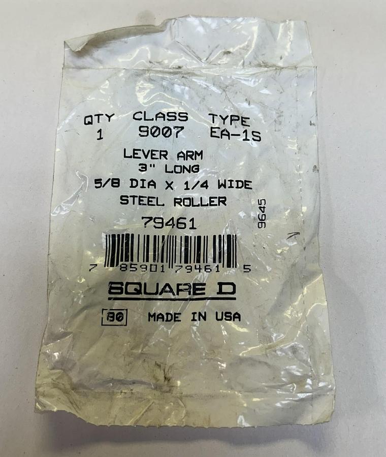 SQUARE D,9007EA-1S,LIMIT SWITCH ROLLER LEVER NEW