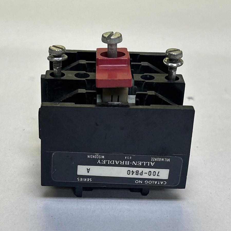 Used ALLEN BRADLEY,700-PB40,AUXILIARY CONTACT
