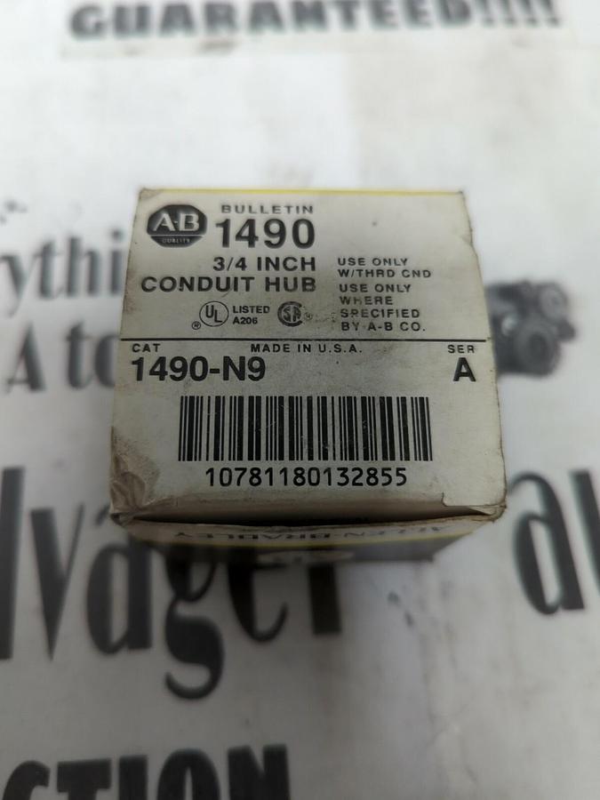 ALLEN BRADLEY,1490-N9,SERIES A CONDUIT HUB 3/4 INCH NOS