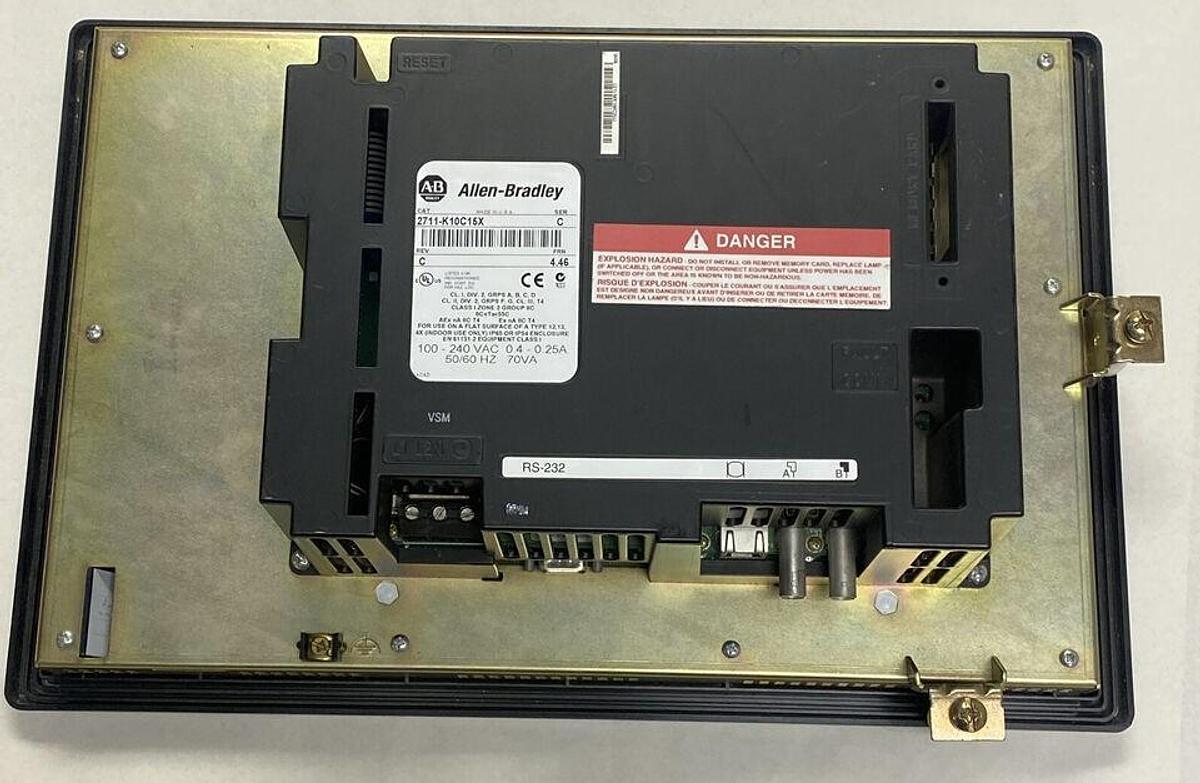 Used ALLEN BRADLEY,2711-K10C15X,SER C PANELVIEW 1000