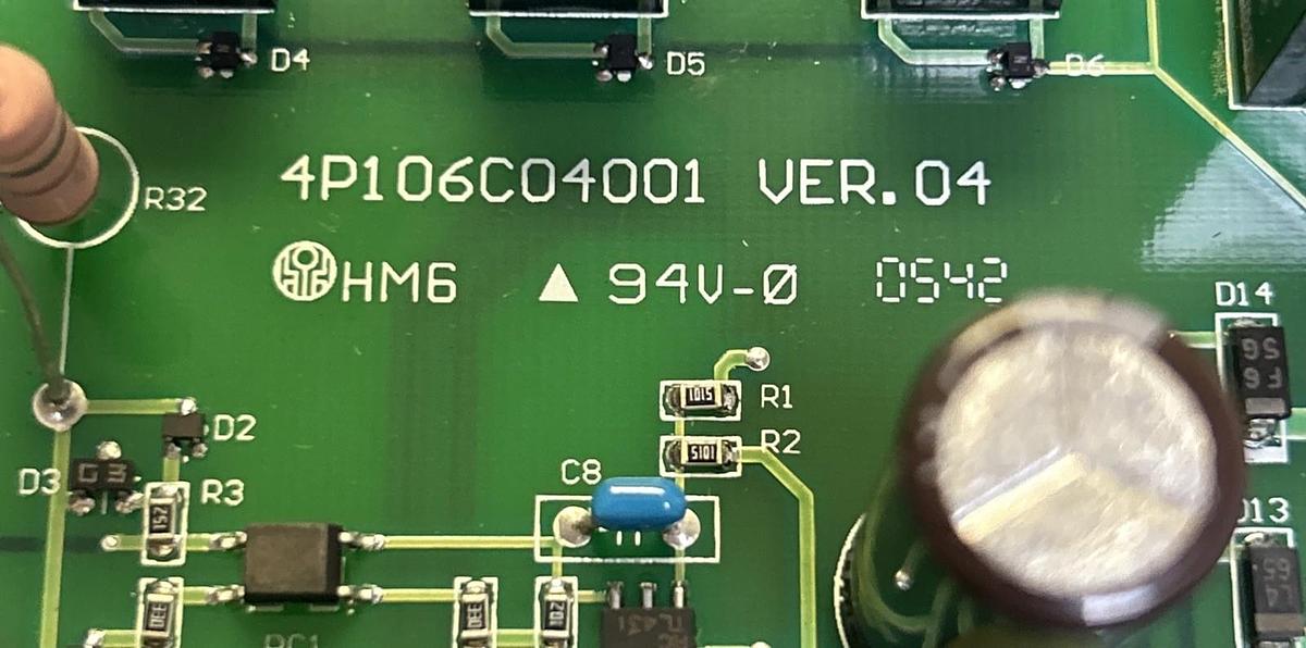 Used TECO,4P106C04001,CIRCUIT BOARD