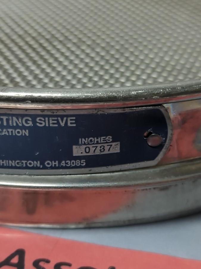 Used USA STANDARD,NO.60,TEST SIEVE 250UM .0098 INCH ASTM E-11 SPEC PRE-OWNED