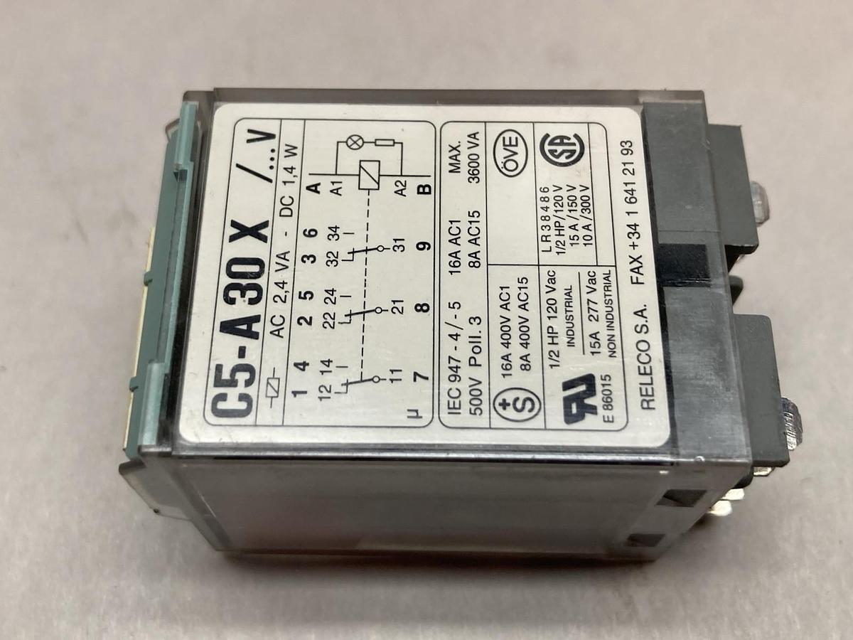 Releco,C5-A30 X,Relays 24VDC 3600VA BOX OF 10