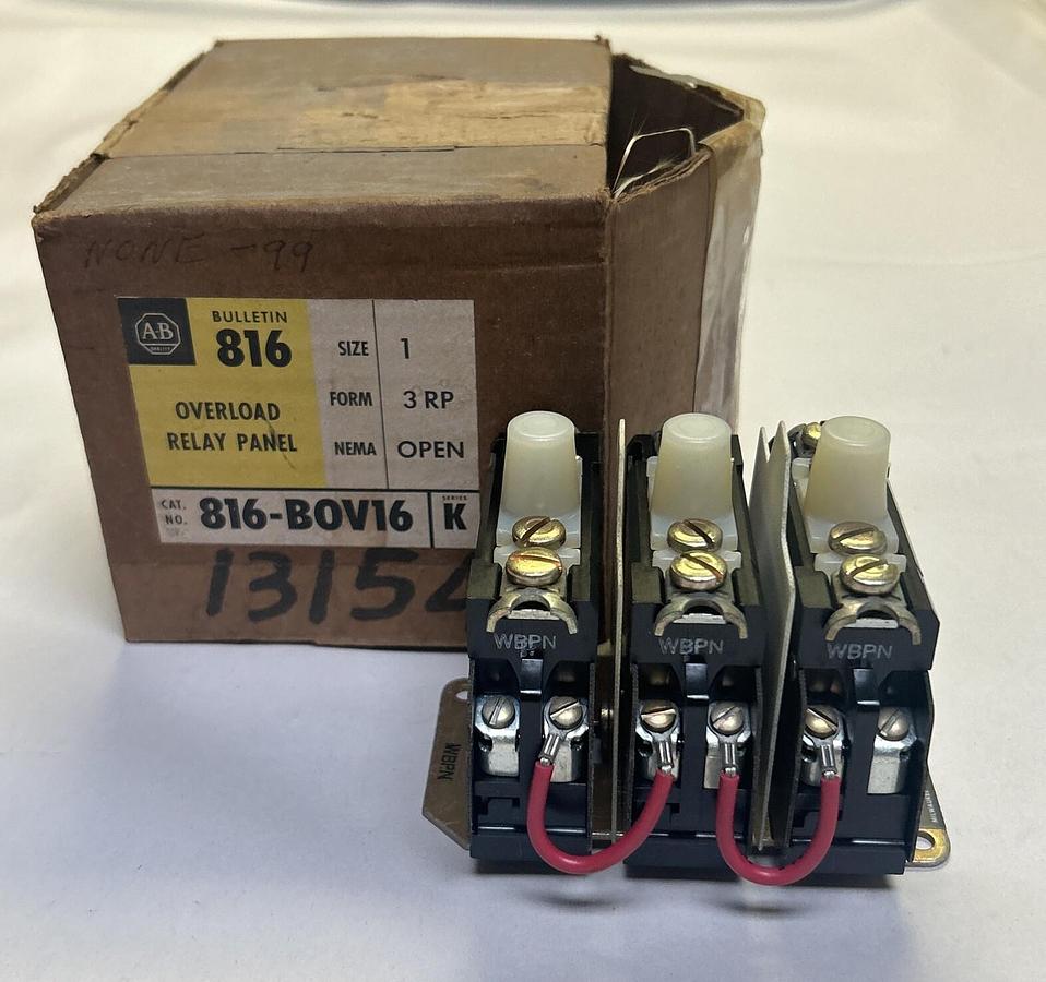 ALLEN BRADLEY,816-BOV16,OVERLOAD RELAY NOS