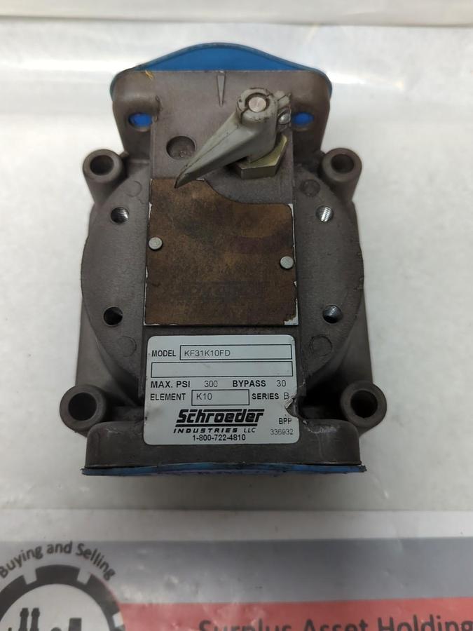 Used SCHROEDER,KF31K10FD,HEAD ONLY PRE-OWNED