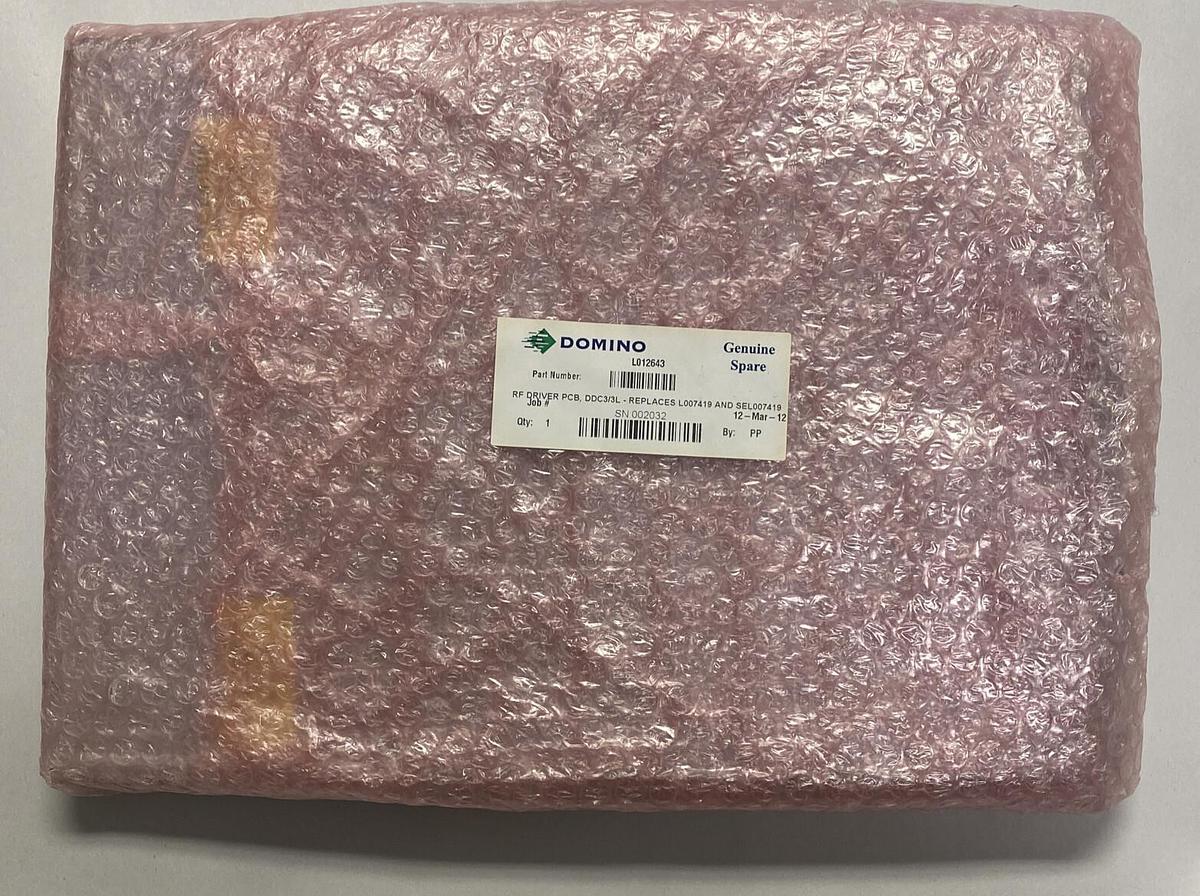 Used DOMINO,L012643,DRIVER PC BOARD NEW